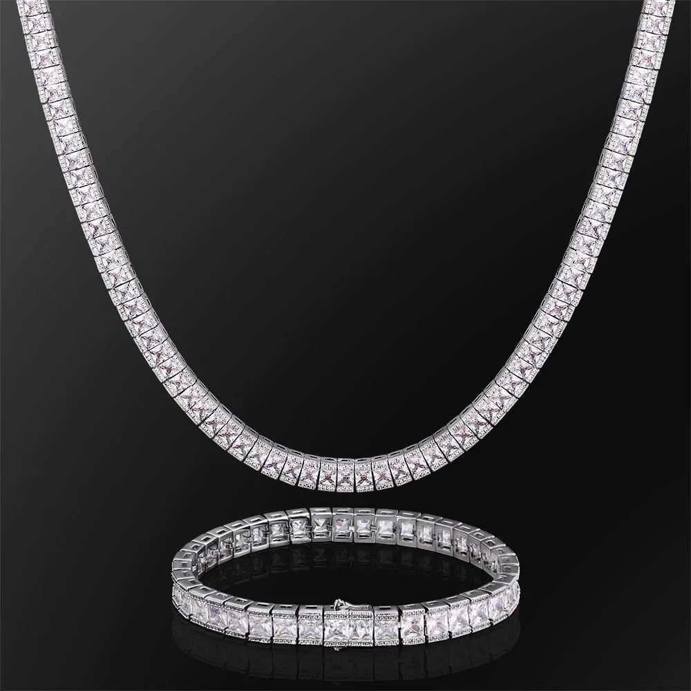 White gold 2025 chain set