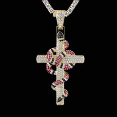 Snake Cross Pendant