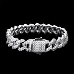Diamond Prong Bracelet 12mm