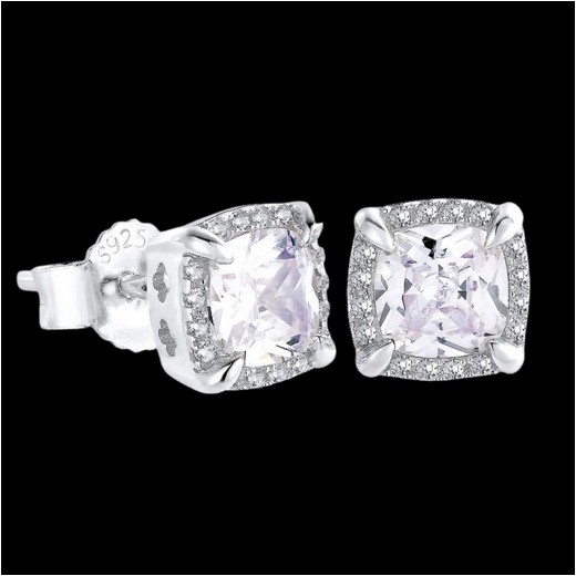 Princess Cut Diamond Studs