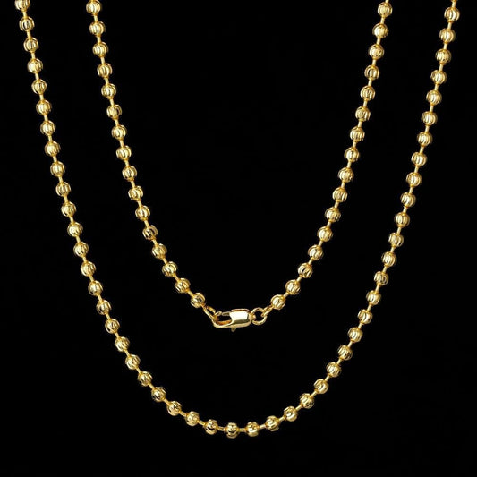 Ball Chain 14K Gold Plated-krkcom