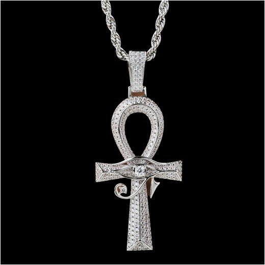 Ankh Silver Cross Pendent