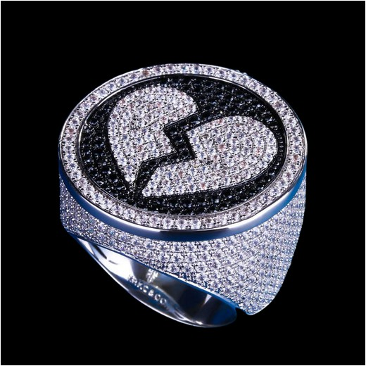 Broken Heart Diamond Ring