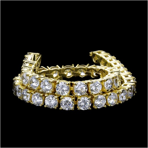 DiamondTennis Bracelet 4mm Gold