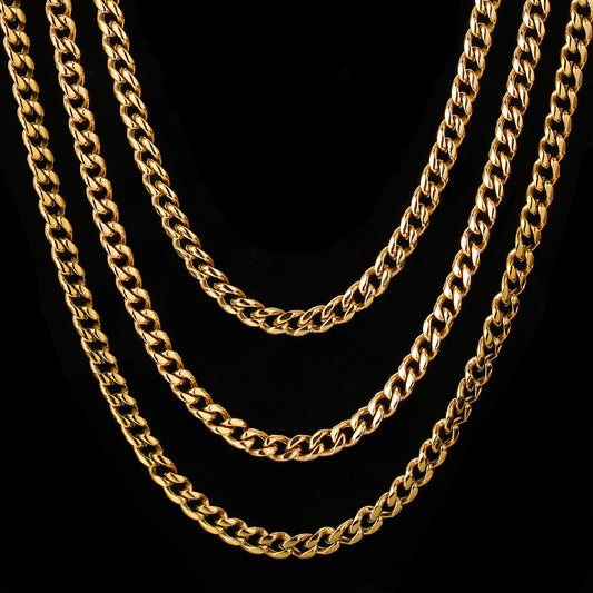 Miami Cuban Necklace Set - 6mm