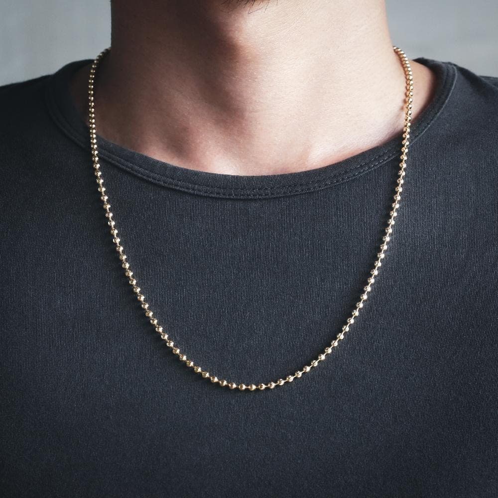 Ball Chain 14K Gold Plated-krkcom