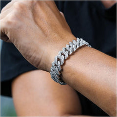 Diamond Prong Bracelet 12mm