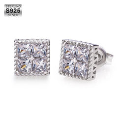 Square Twist Diamond Studs