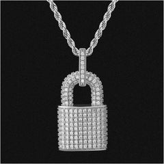 Lock pendant with 3mm chain Set