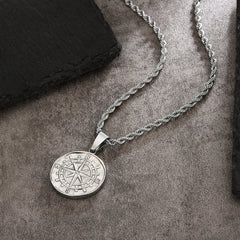 Compass Gold Pendant