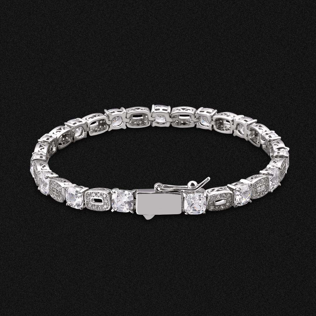 5.5mm Clustered Tennis Bracelet -KRKC Wholesale