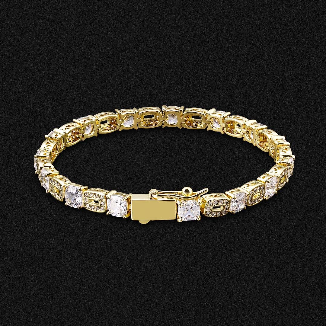 5.5mm Clustered Tennis Bracelet -KRKC Wholesale