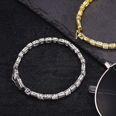 5.5mm Clustered Tennis Bracelet -KRKC Wholesale