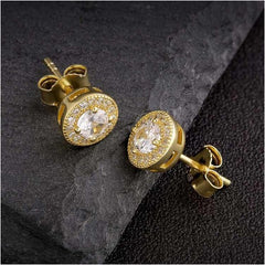 Round Iced Studs