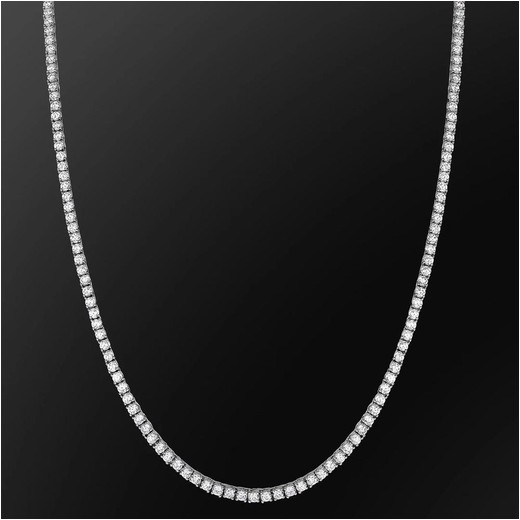 Tennis Chain White Gold