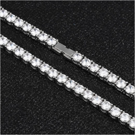 Tennis Chain White Gold